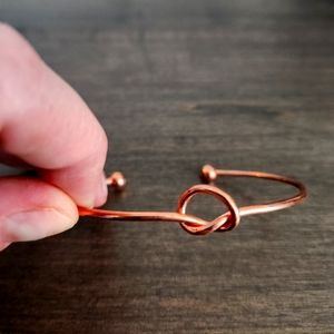 Copper Knot Bracelet